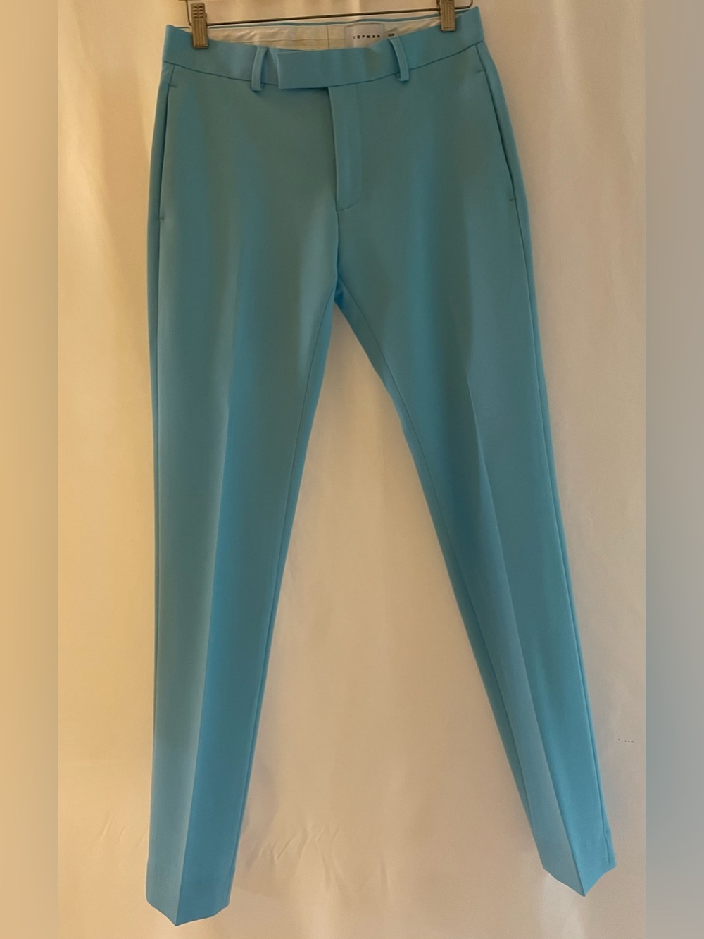 Topman Slim Tailored Light Blue Men's Dress Pants 30R